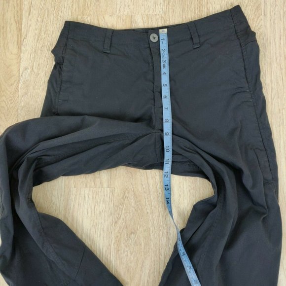 Patagonia Women's Size 8 Gray Nylon Cropped Capri Pants Pockets Hiking Casual - Picture 6 of 10